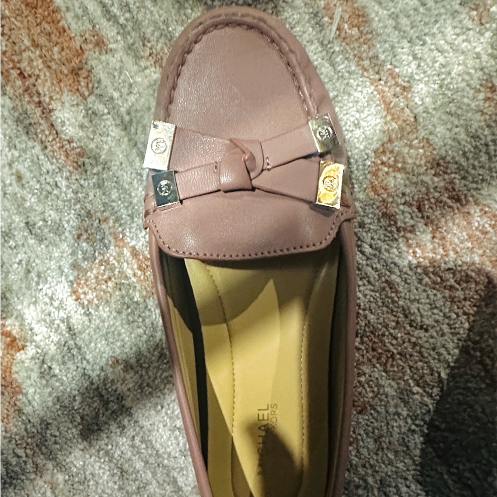 Michael Kors Women's neutral mauve Loafers - Picture 3 of 3